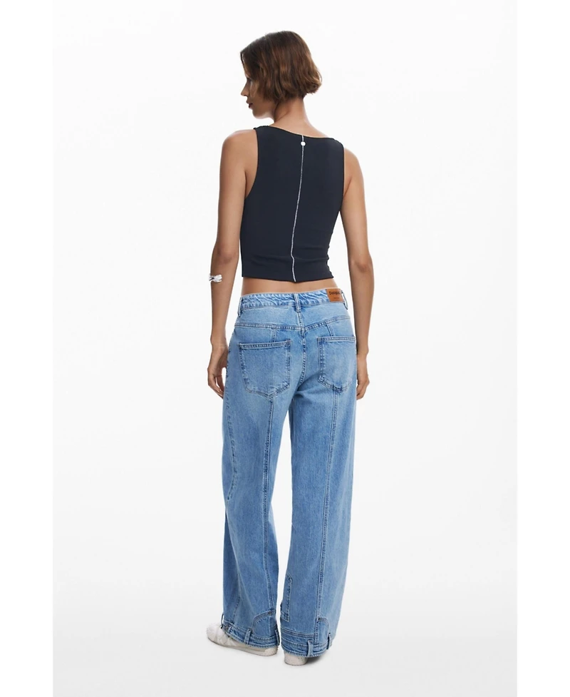 Desigual Women's Denim tank top