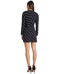 Donna Morgan Women's Long-Sleeve Scuba Sheath Dress