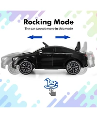 Gymax 12V Kids Ride on Car w/Remote Rocking Function Transport Wheels Lights & Music