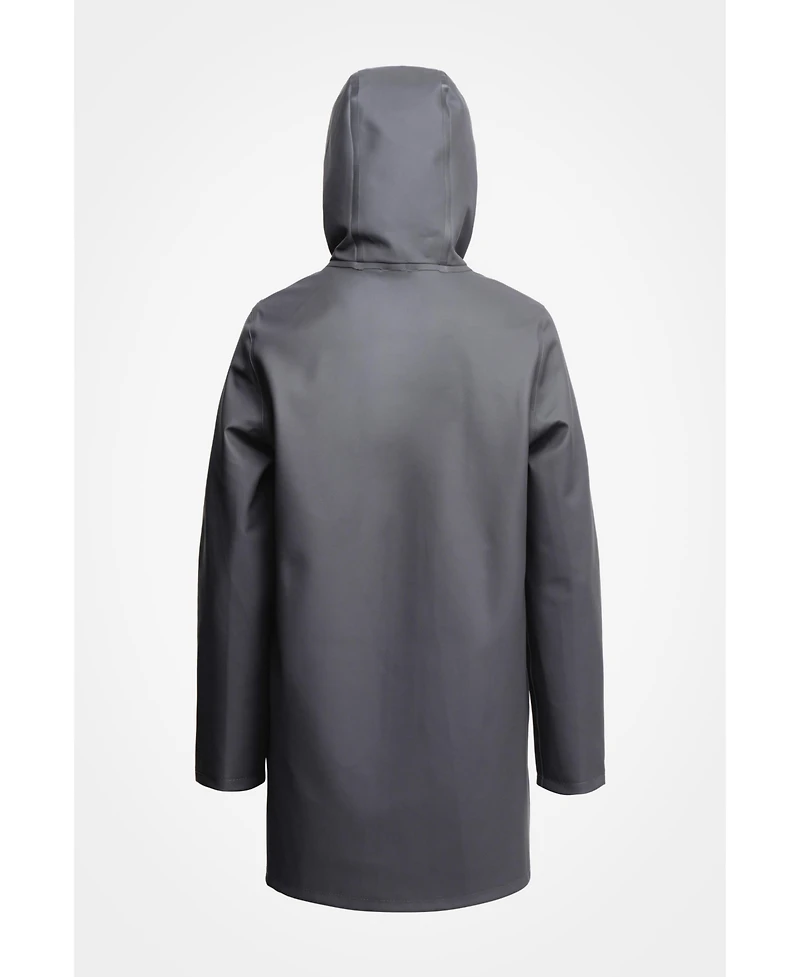 Stutterheim Women's Stockholm Long Sleeve Hooded Raincoat