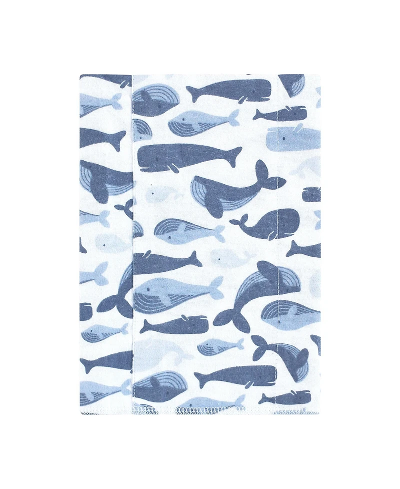 Hudson Baby Infant Boy Cotton Flannel Burp Cloths