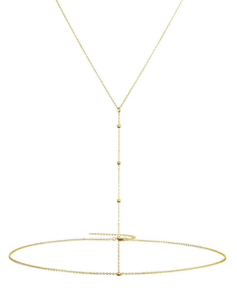 Adornia 14K Gold Plated Adjustable Body Chain