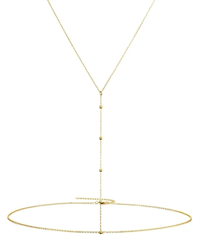 Adornia 14K Gold Plated Adjustable Body Chain