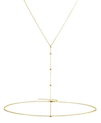 Adornia 14K Gold Plated Adjustable Body Chain