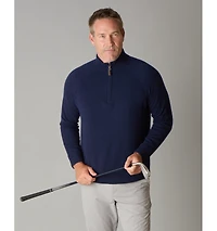 LuxLined Men's Itch-Free Cashmere Quarter-Zip Sweater with Soft Inner Lining