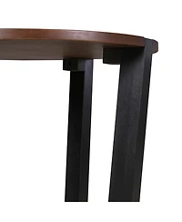 Streamdale Furniture Acacia Wood Side Table - Modern Design & Easy Assembly