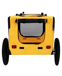Streamdale Furniture Pet Bike Trailer - Folding Quick Release Leash