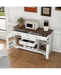 Streamdale Furniture Farmhouse Buffet Sideboard