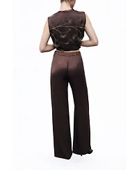 Nocturne Women's Beaded Embroidered Pants