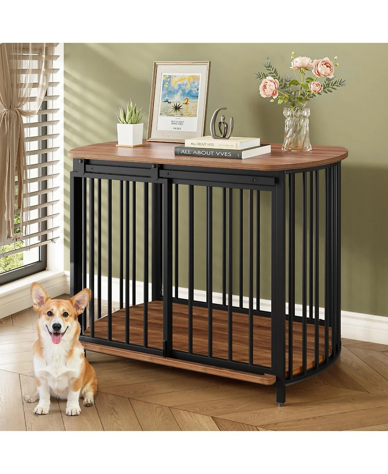 Streamdale Furniture 31.5" Dog Crate End Table