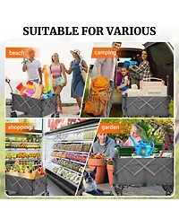 Streamdale Furniture Collapsible Wagon Cart - Heavy Duty Big Wheels
