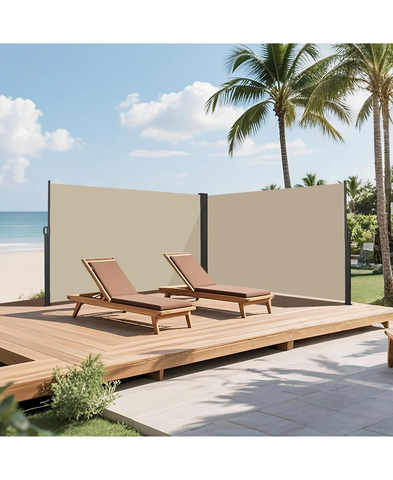 Streamdale Furniture Retractable Side Awning 276" Beige