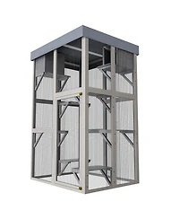 Streamdale Furniture 70.5" Outdoor Catio with Platforms & Napping Houses