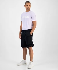Hugo by Boss Men's Dinkoe Cotton Relaxed 8" Shorts