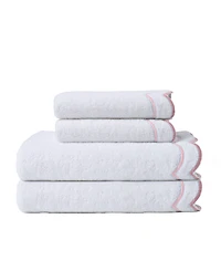 Peri Home Scallop 4-Pc. Cotton Towel Set