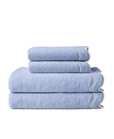 Peri Home Scallop 4-Pc. Cotton Towel Set