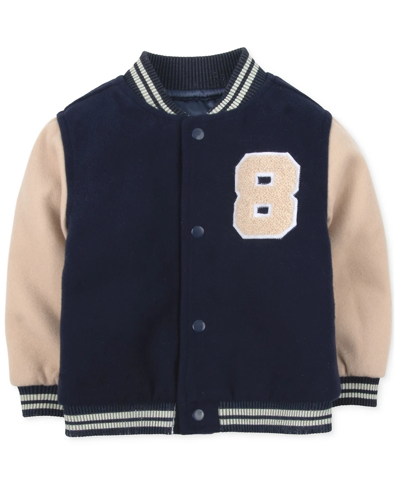 Baby Essentials Boys Varsity Jacket, Football T-Shirt & Pants, 3 Piece Set