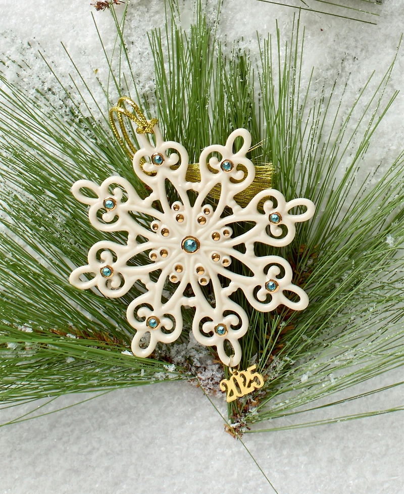 Lenox 2025 Snow Fantasies Snowflake Ornament