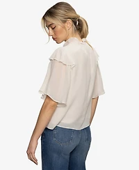 Sanctuary Women's Deja Vu Chiffon Blouse