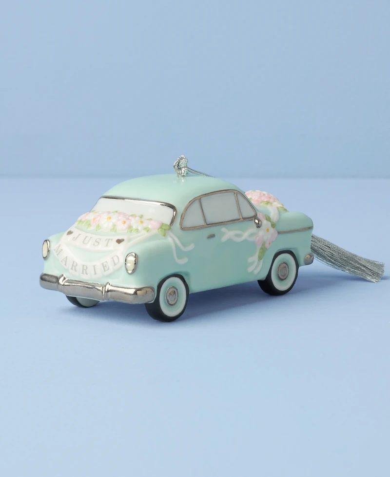 Lenox 2025 Just Married Vintage Car Ornament