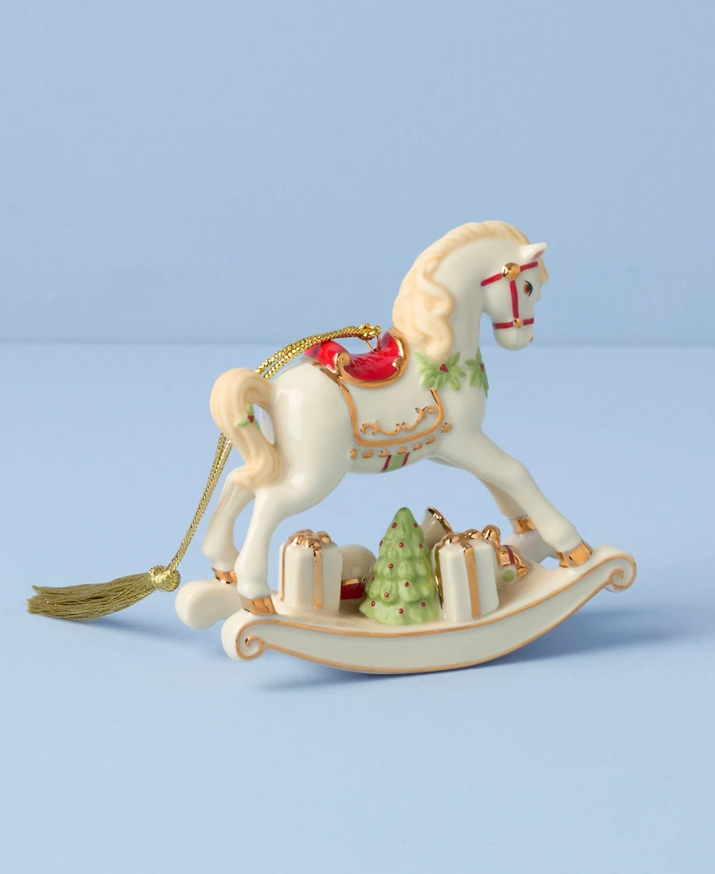 Lenox 2025 Vintage Rocking Horse Ornament