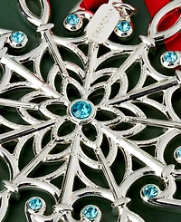 Lenox 2025 Snow Majesty Silverplate Ornament, 21st Edition
