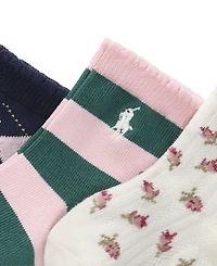 Polo Ralph Lauren Baby Girls 3-Pk. Preppy Socks