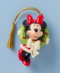 Lenox 2025 Holiday Wreath Minnie Mouse Ornament