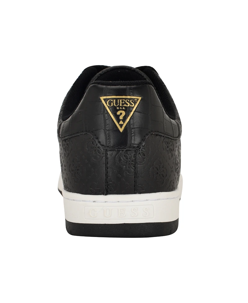 Guess Men's Tariton Branded Lace Up Casual Sneakers
