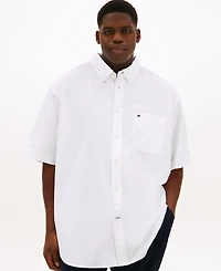 Tommy Hilfiger Men's Big & Tall Maxwell Short-Sleeve Button-Down Shirt