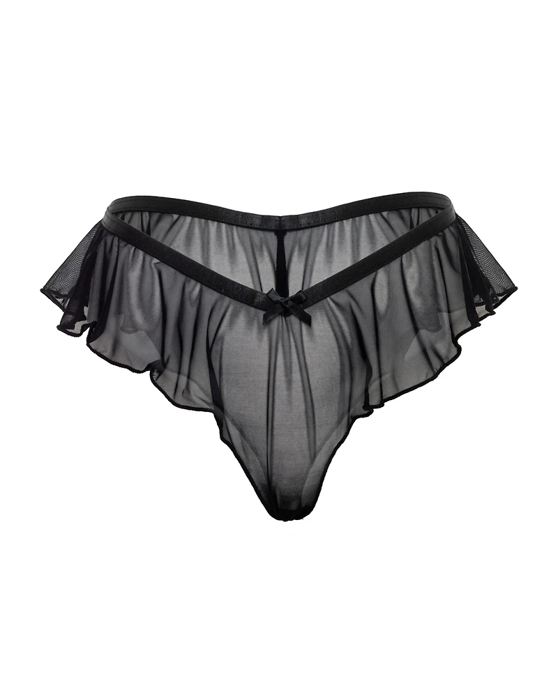 Oh La Cheri Women's Maylah Mesh Boyshort Panty