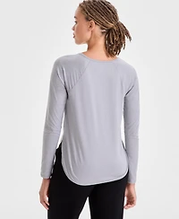 Id Ideology Women's Performance Long-Sleeve Top, Created for Macy's