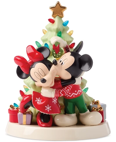 Lenox Disney Mickey & Minnie Lit Tree Figurine