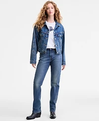 Levi's Women's '90s Embellished Cotton Denim Trucker Jacket