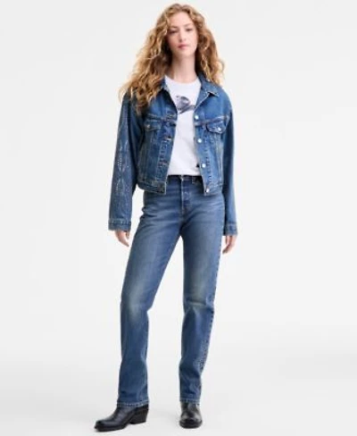 Levis Womens Shrunken 90s Denim Jacket Perfect T Shirt 501 Curve Jeans
