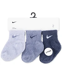 Nike Baby 3-Pack Cozy Ankle Socks