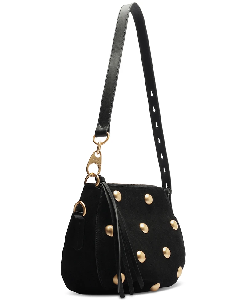Arezzo Jamie Medium Suede Crossbody