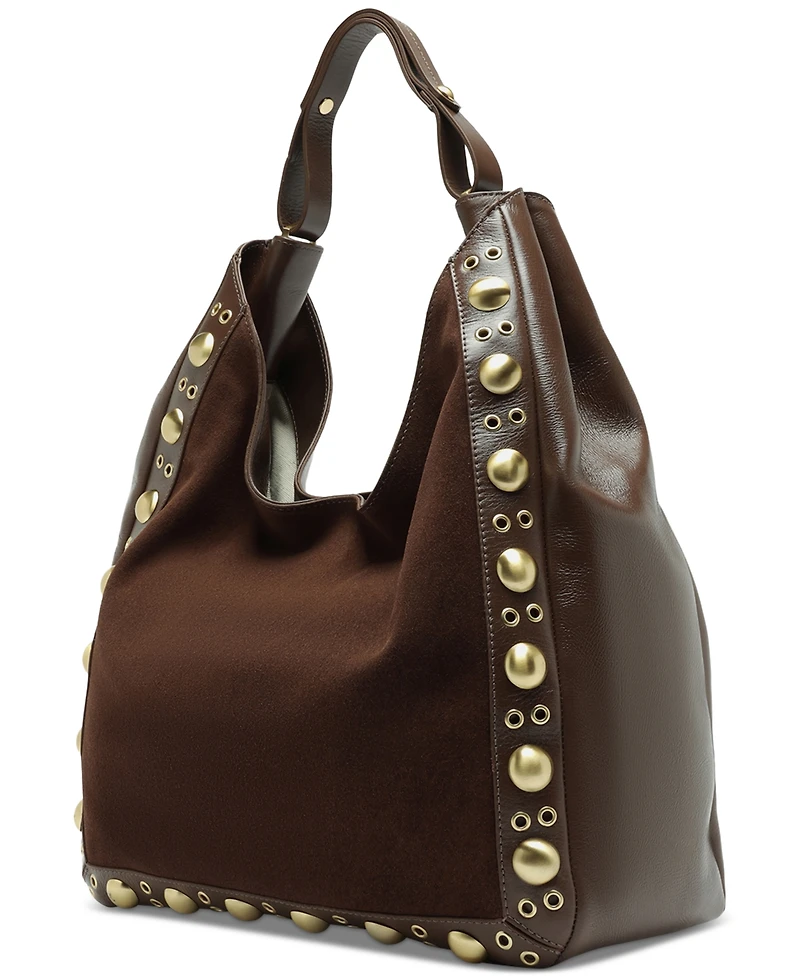 Arezzo Owen Large Suede Hobo