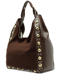 Arezzo Owen Large Suede Hobo