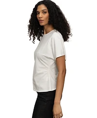 Sanctuary Women's Cotton Shirred-Waist Dolman T-Shirt