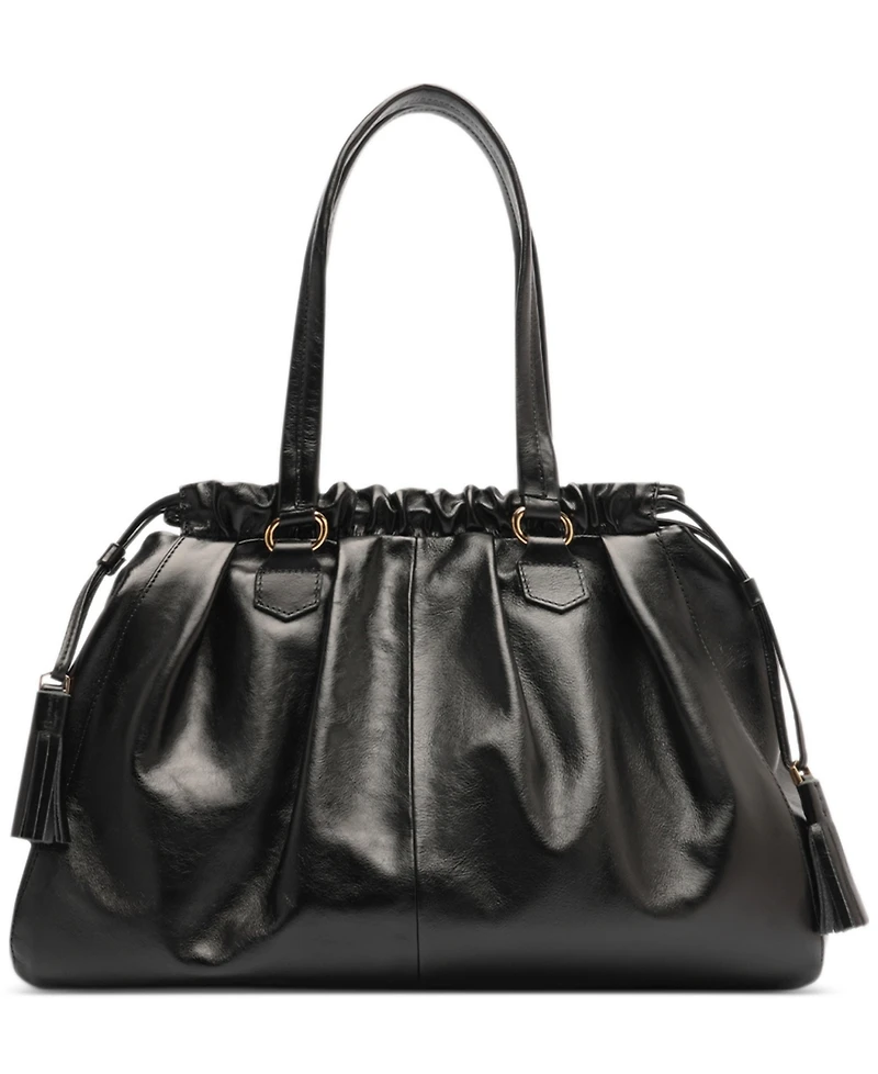 Arezzo Capri Large Leather Shoulder Bag