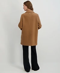Tahari Women's Collared Single-Breasted Coat