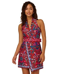 Adrianna Women's Sleeveless V-Neck Sheath Dress