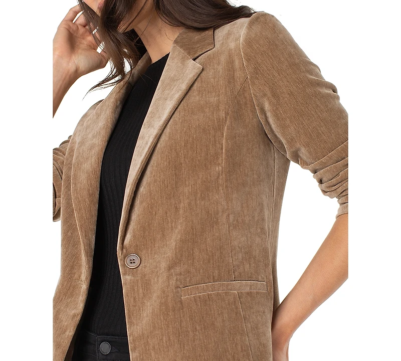 Liverpool Los Angeles Women's Textured Velvet Blazer