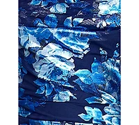 City Studios Juniors' Printed Foil Mesh Midi Dress