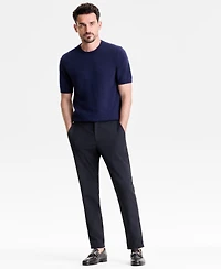Club Room Men's Regular-Fit Textured 100% Cashmere Sweater T-Shirt, Macy's Exclusive