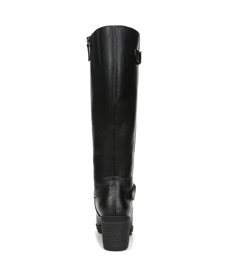 Dr. Scholl's Women's Prairie Wide Calf Zip Tall Boots