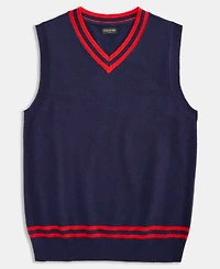 Club Room Men's Regular-Fit 100% Cashmere V-Neck Sweater Vest, Macy's Exclusive