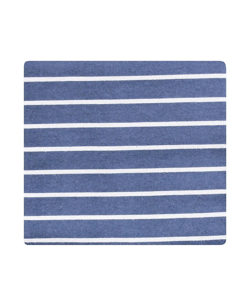 Hudson Baby Infant Boys Cotton Flannel Receiving Blankets 4pk, Cute Whales, One