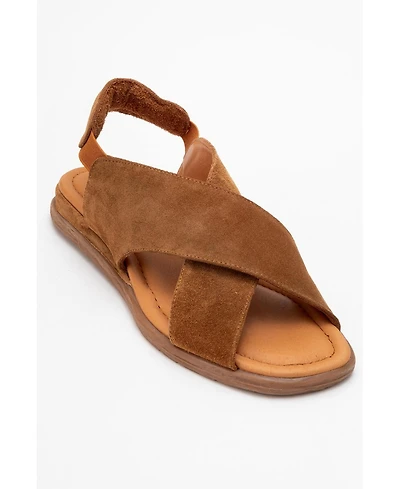 Broods Elastic Leather Slip On Sandals (Women)